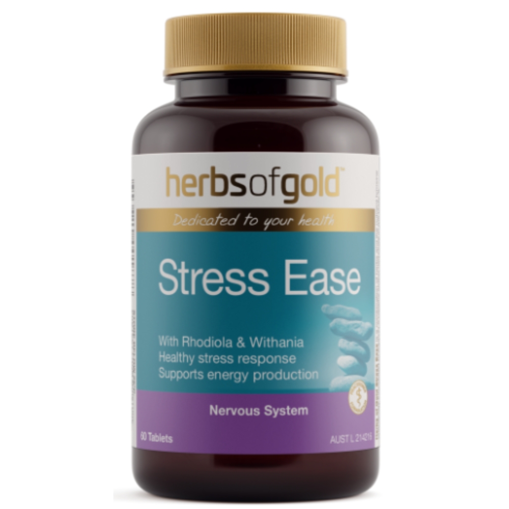 Herbs Of Gold Viên Uống Stress Ease Giúp Giảm Căng Thẳng 60 Viên