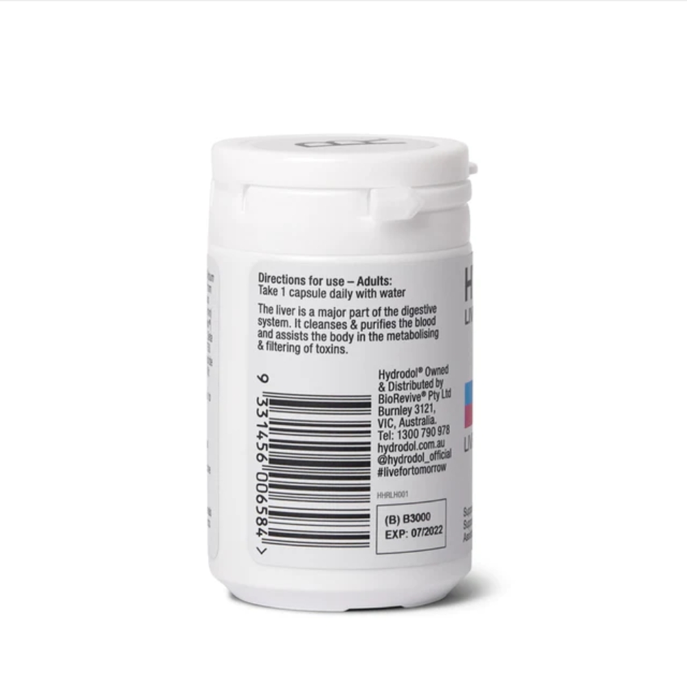 Hydrodol Viên Uống Liver Health  Bổ Gan Thải Độc Mát Gan 30 viên - Chính Ngạch Úc