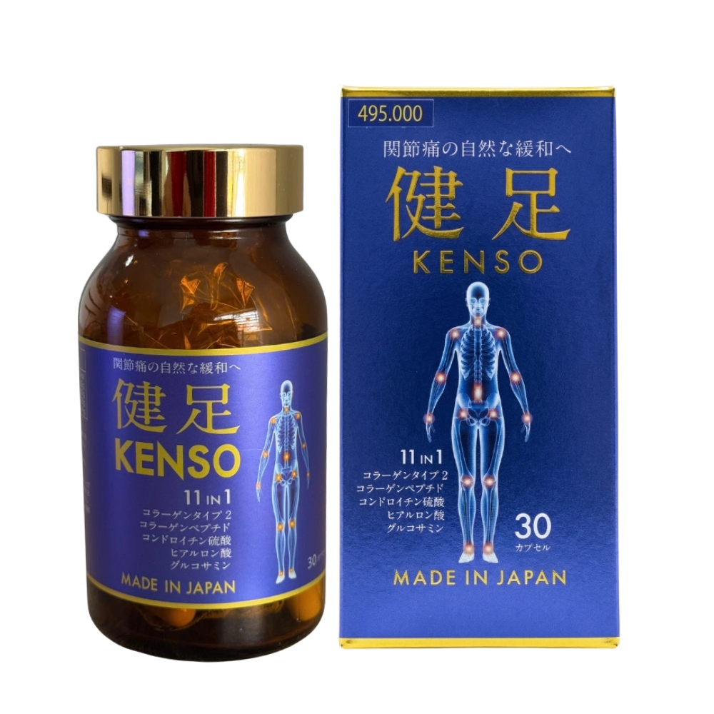 Kenso Viên Uống Hỗ Trợ Xương Khớp Chắc Khỏe Chứa 11 Trong 1 Tinh Chất Quý 30 Viên