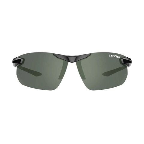 Tifosi Seek FC 2.0 Kính Mát Nửa Gọng Thể Thao Dành Cho Golf, Pickleball Thiết Kế Nhẹ 23g Êm Tai Và Mũi Gọng Đen Gloss Black Tròng Enliven Golf