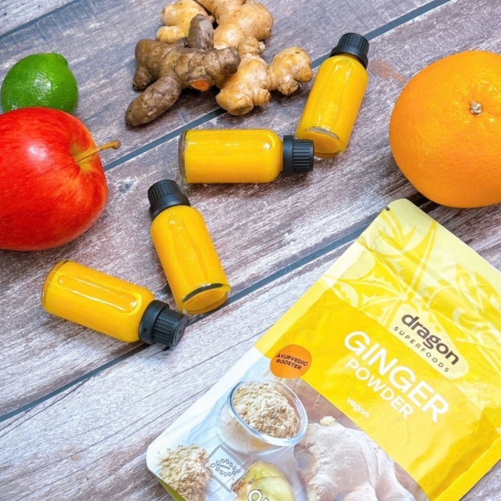 Dragon Superfoods Bột Gừng Nguyên Chất Hữu Cơ Bổ Sung Dinh Dưỡng 200g
