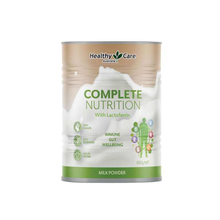 [DATE 7/10/2026] Healthy Care Sữa Uống Bổ Sung Dinh Dưỡng Complete Nutrition With Lactoferrin 800g
