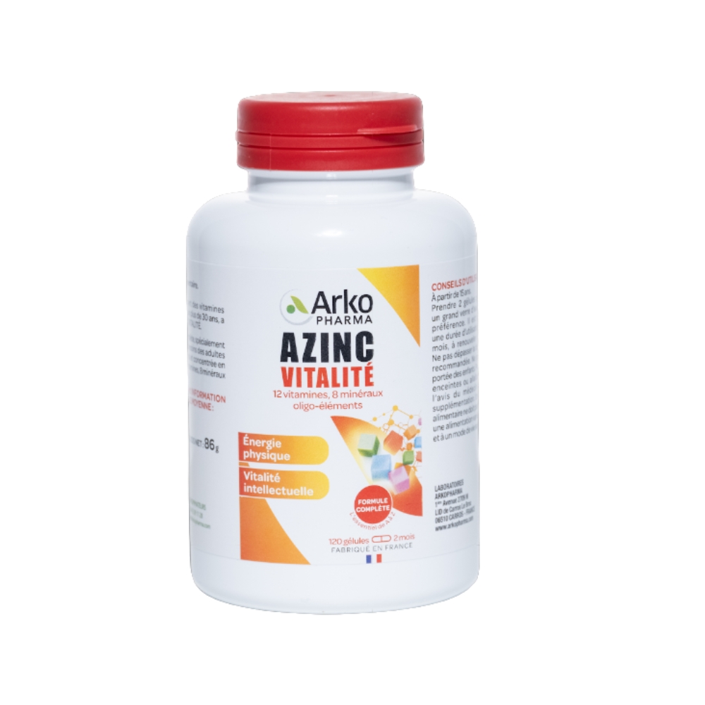 Arkopharma Viên Uống Azinc Vitalite Bổ Sung Vitamin Và Khoáng Chất Tổng Hợp 60 Viên Và 120 Viên