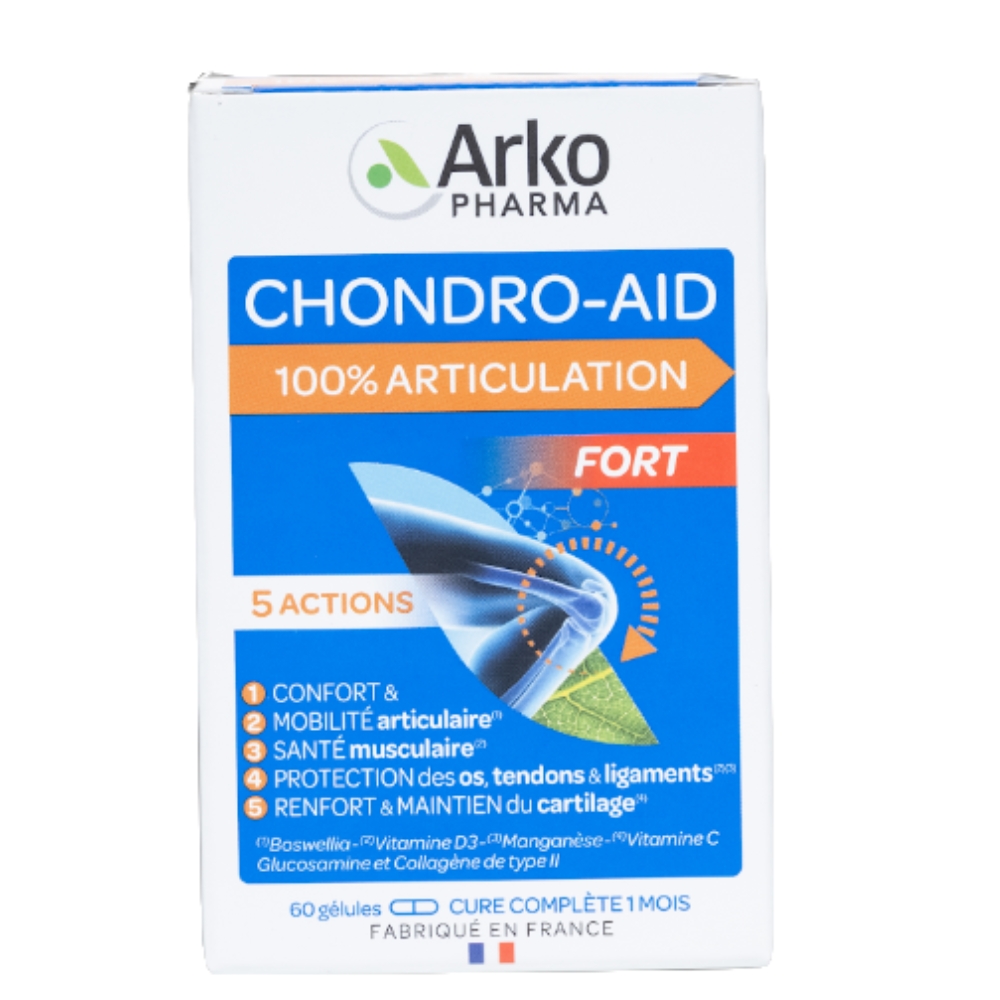 Arkopharma Viên Uống Bổ Xương Khớp Glucosamine Chondro-Aid 100% Articulat Chính Hãng 60 Viên
