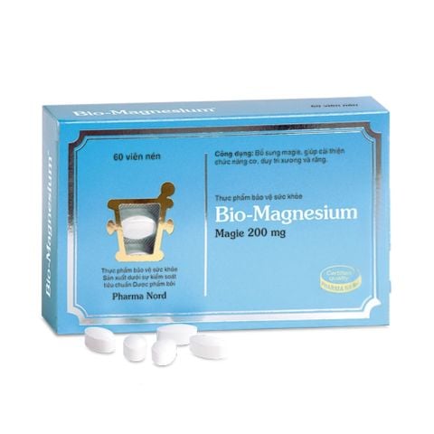 Pharma Nord  Viên Uống Bio - Magnesium Hỗ Trợ Cải Thiện Chức Năng Cơ, Duy Trì Xương Răng Chắc Khỏe 60 Viên