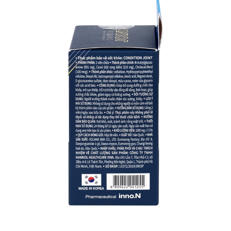 Kolmar Viên Uống Hỗ Trợ Chức Năng Xương Khớp Glucosamine Condition Joint 90 Viên