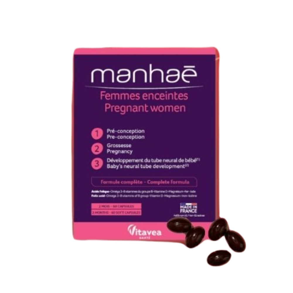 Manhae Viên Uống Vitamin Tổng Hợp Cho Bà Bầu Manhaé Femmes Enceintes Pregnant Women 30 Viên