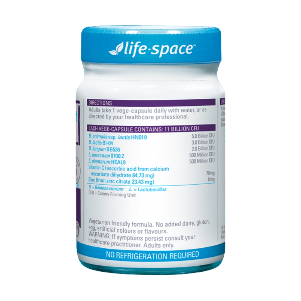 Life Space Viên Uống Bổ Sung Men Vi Sinh Tăng Đề Kháng Adult Immune Support Probiotic 60 Caps