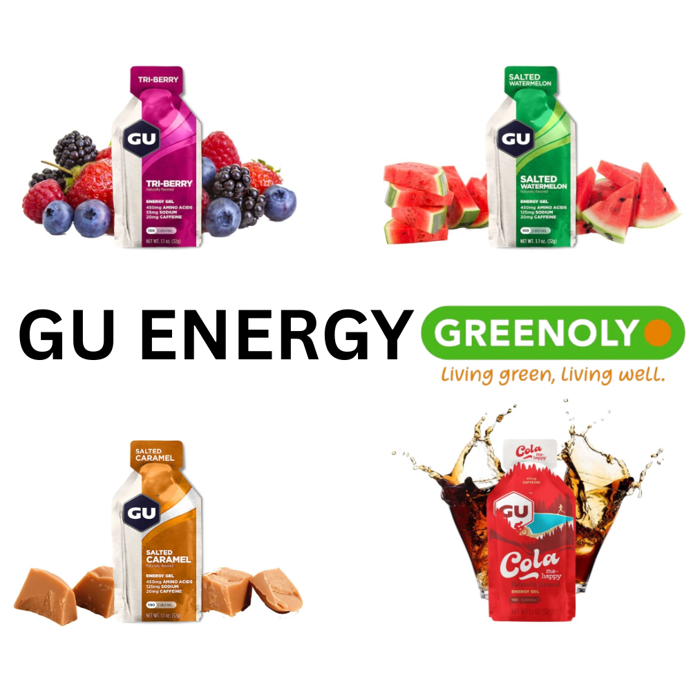 Combo 4 Gói Gu Energy Gel Năng Lượng Chứa Caffein Vị Trái Cây Dễ Ăn Gói 32 Gam