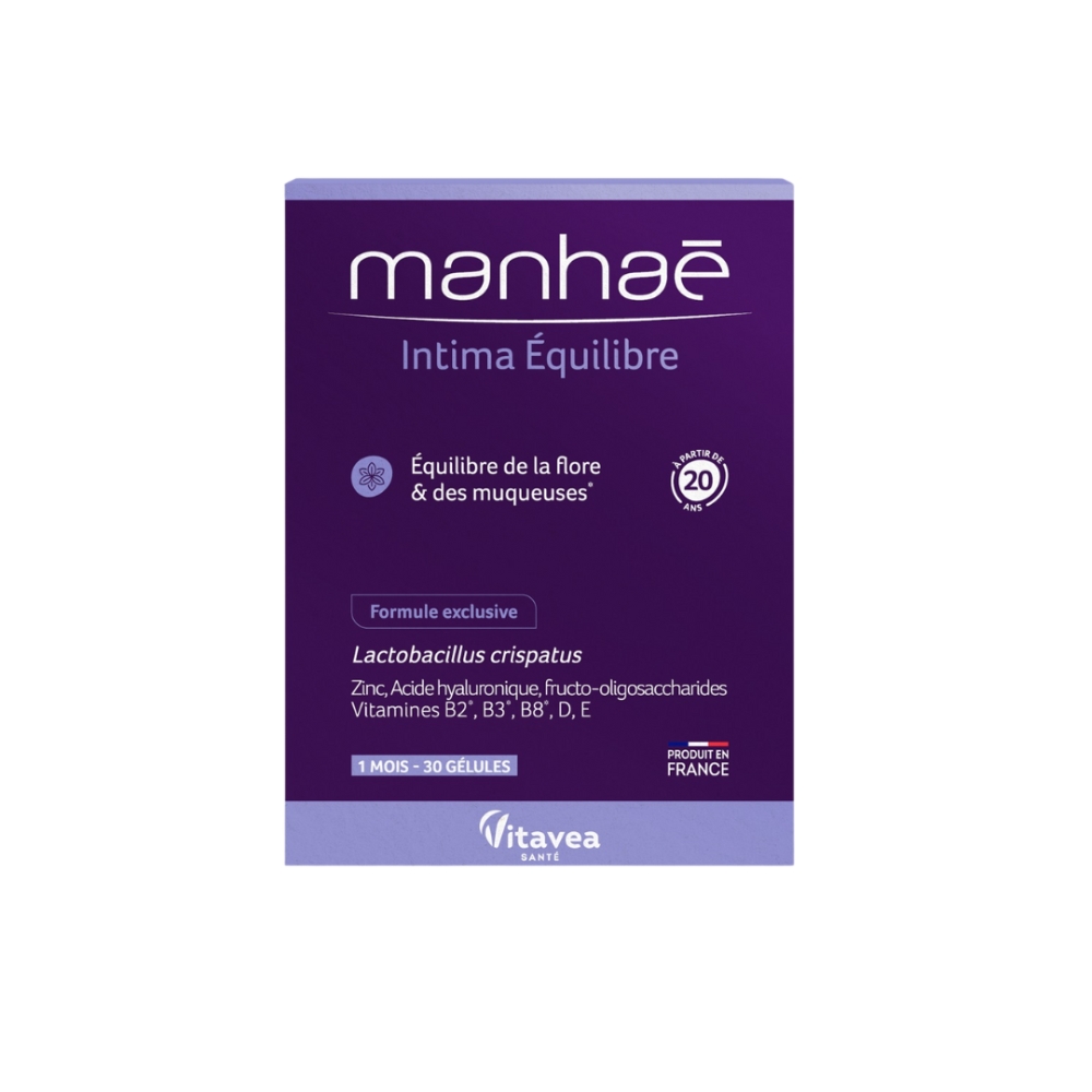 Manhae Viên Uống Intima Equilibre Hỗ Trợ Phòng Ngừa Viêm Phụ Khoa 30 Viên