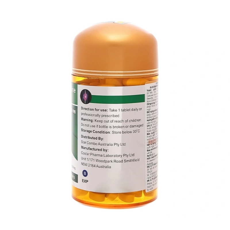 Costar Viên Uống Bổ Xương Khớp Glucosamine HCL 1500mg 120 Viên