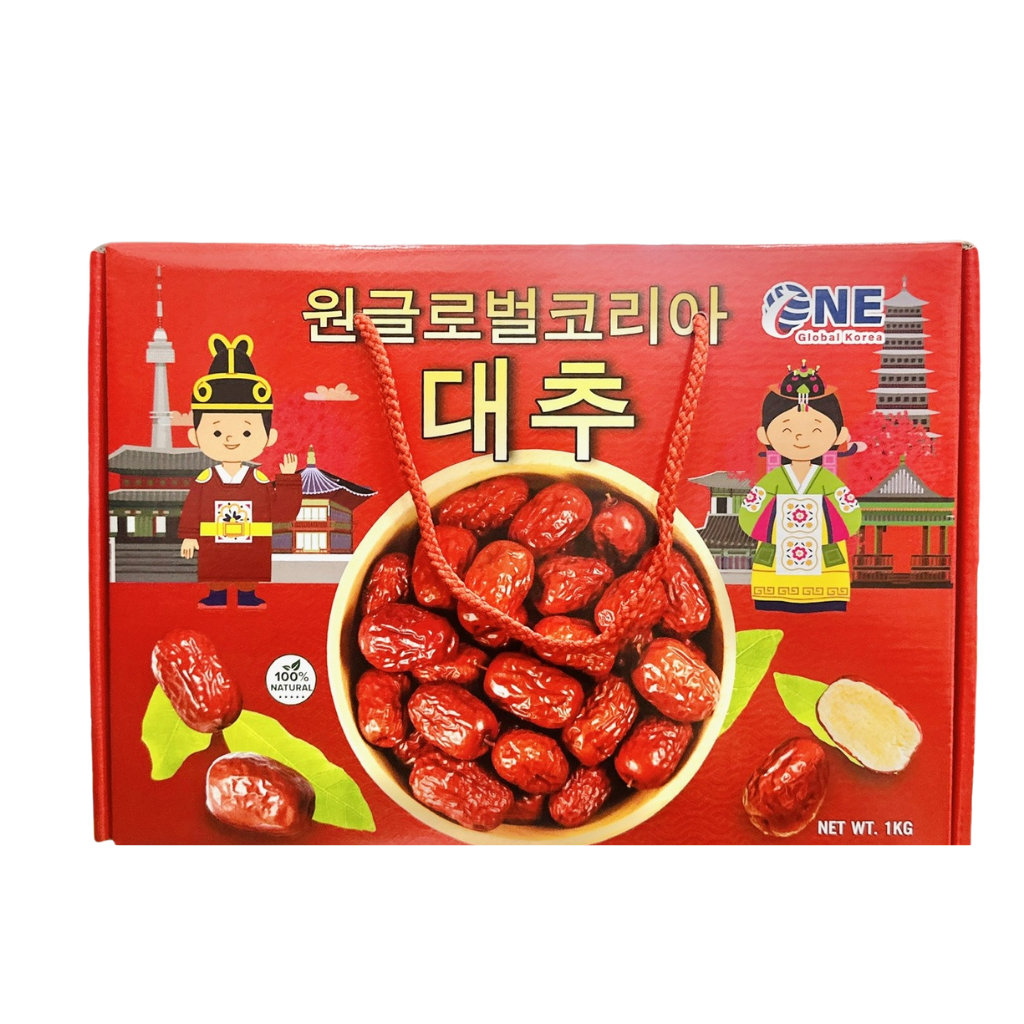 One Global Korea Táo Đỏ Khô Hàn Quốc 1kg