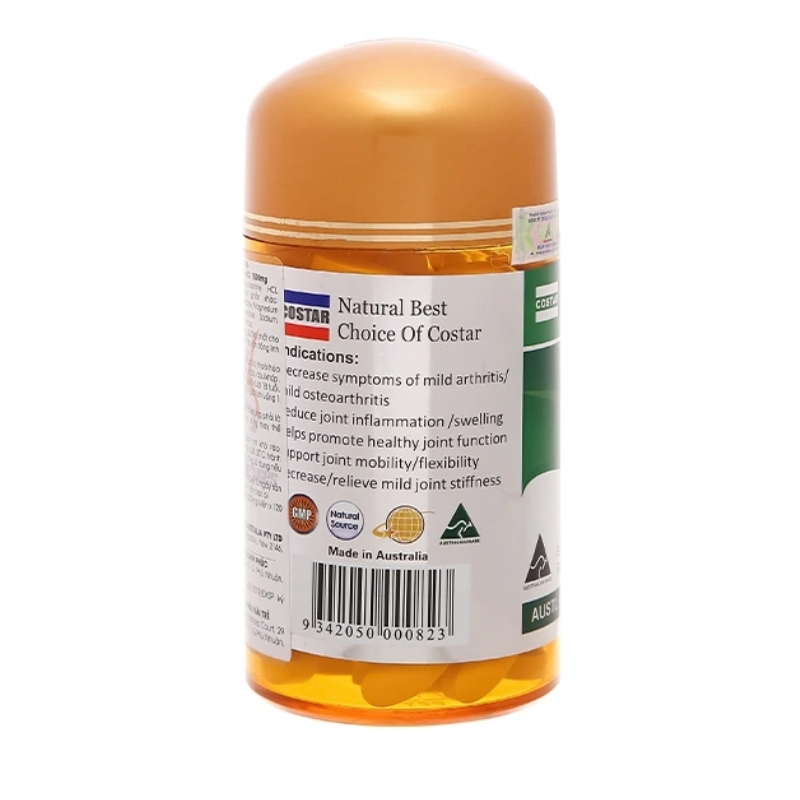 Costar Viên Uống Bổ Xương Khớp Glucosamine HCL 1500mg 120 Viên