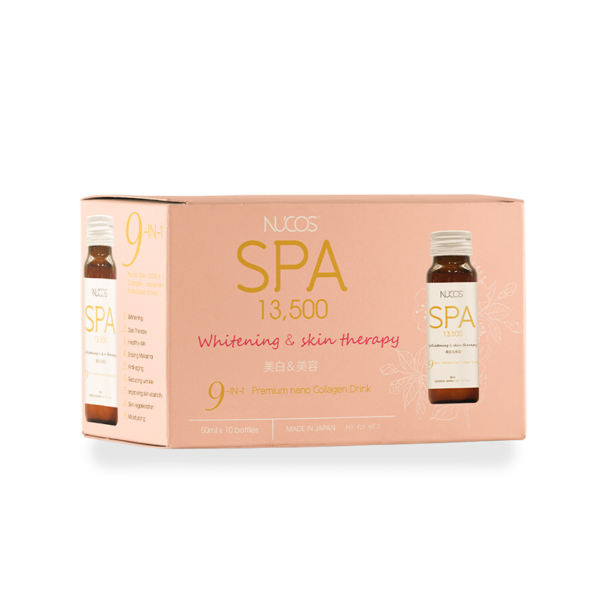 Nucos Nước Collagen Trắng Da Ngừa Lão Hóa Spa 9in1 13.500mg 10 Chai
