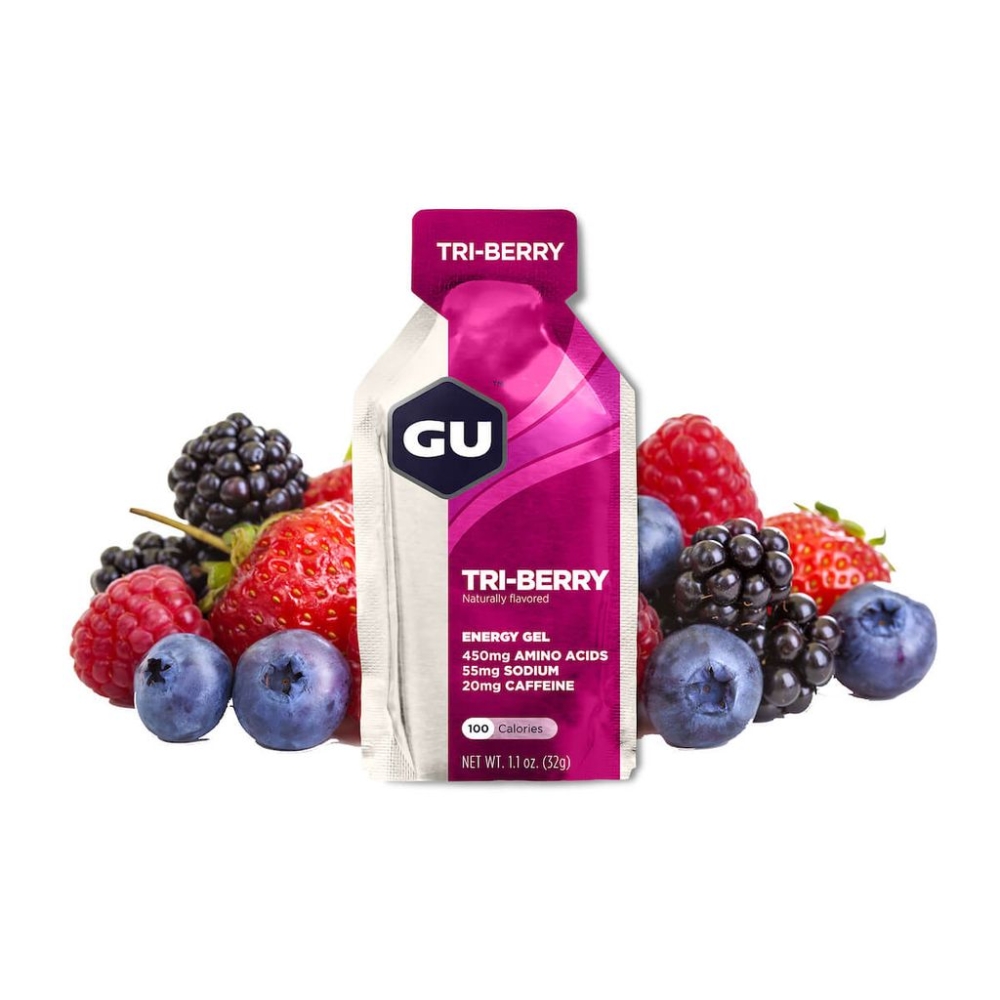 Gu Energy Gel Năng Lượng Chứa Caffein Vị Trái Cây Dễ Ăn