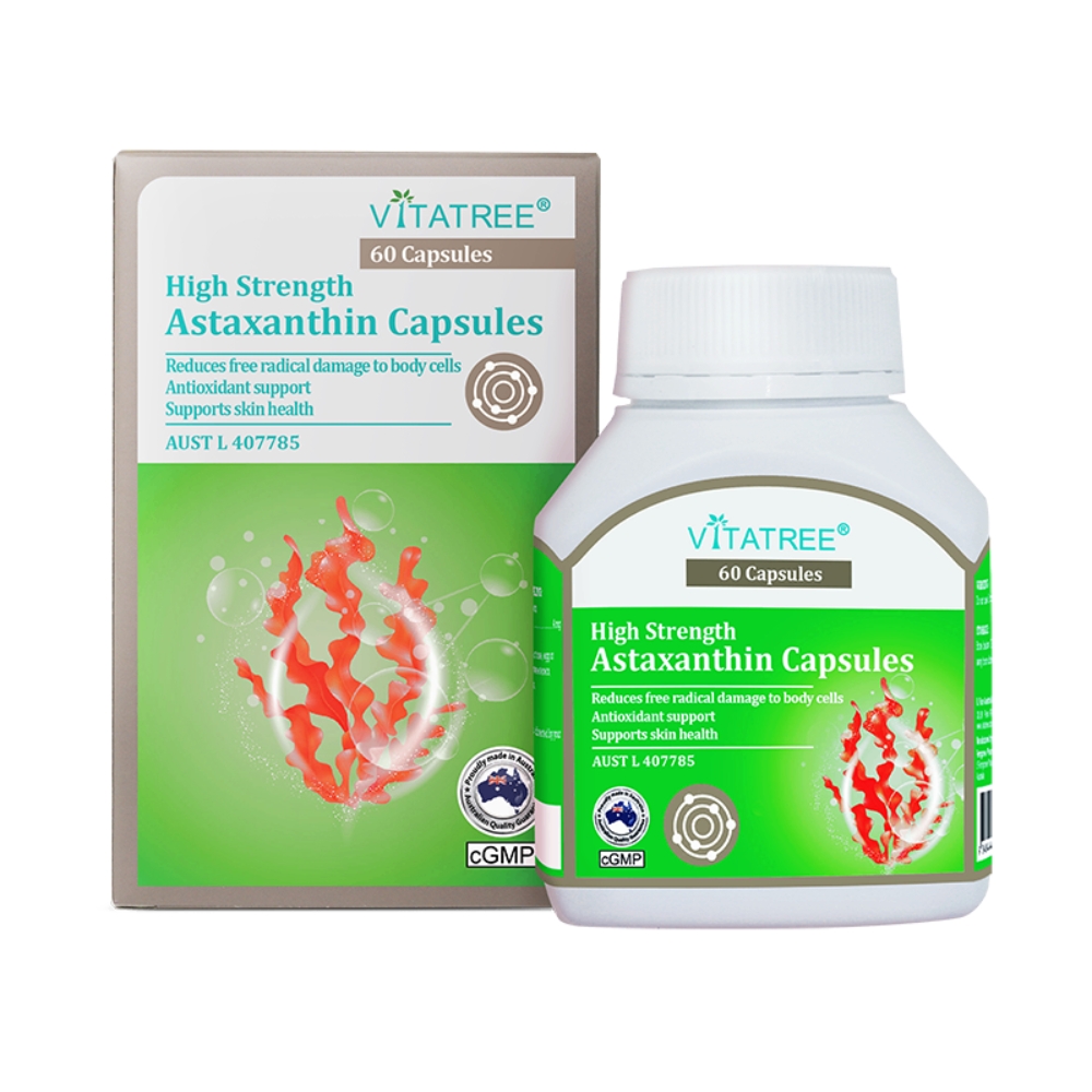 Vitatree Viên Uống Hóa High Strength Astaxanthin Chống Lão 30 Viên