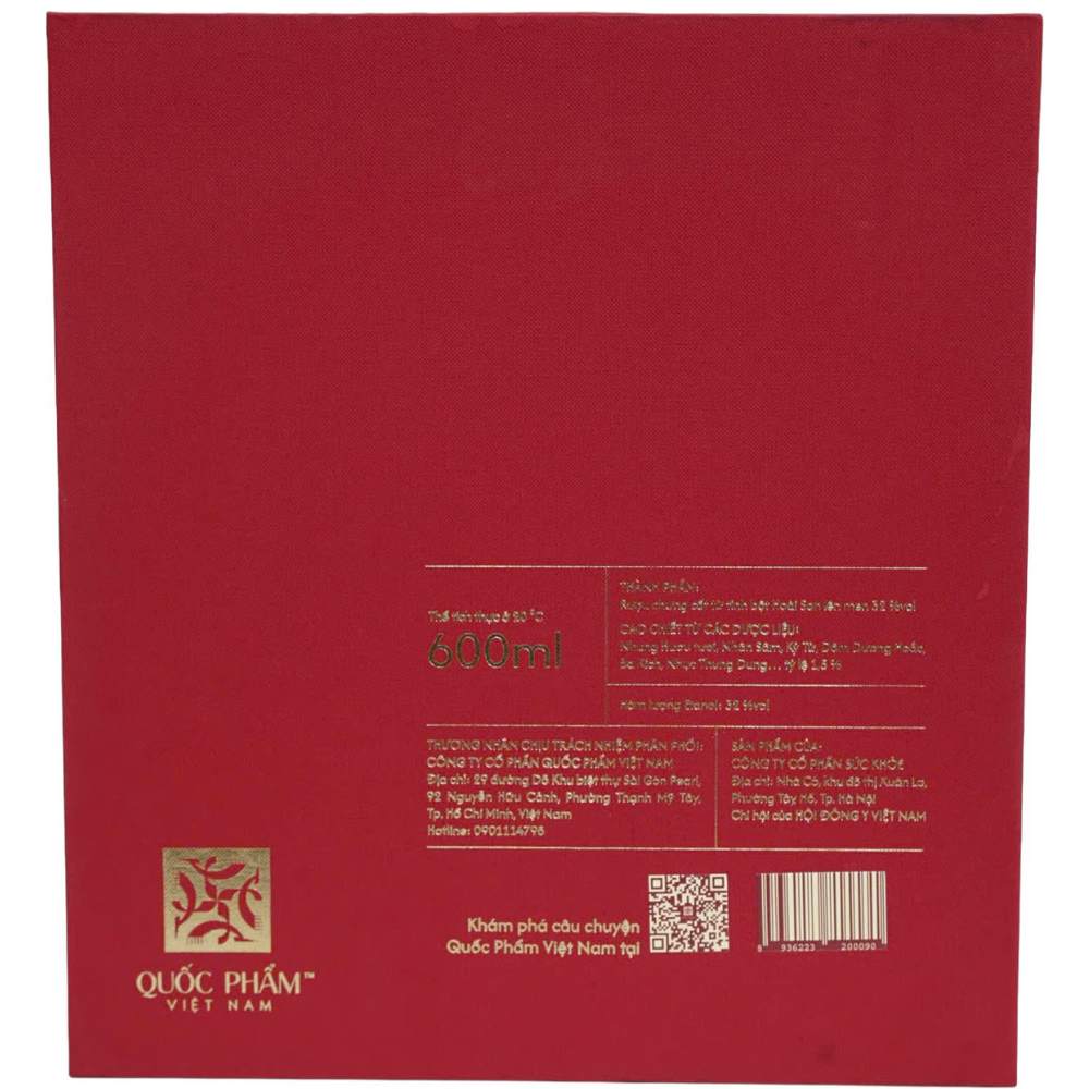 Quốc Phẩm Việt Nam Rượu Minh Triều 600ml