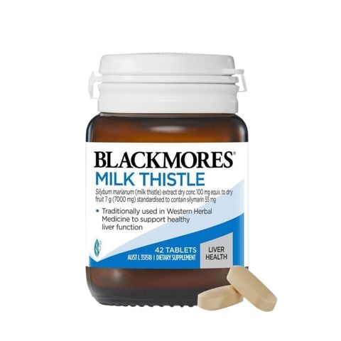 Blackmores Viên Uống Bổ Gan Chiết Xuất Từ Cây Kế Sữa Milk Thistle 42 Viên