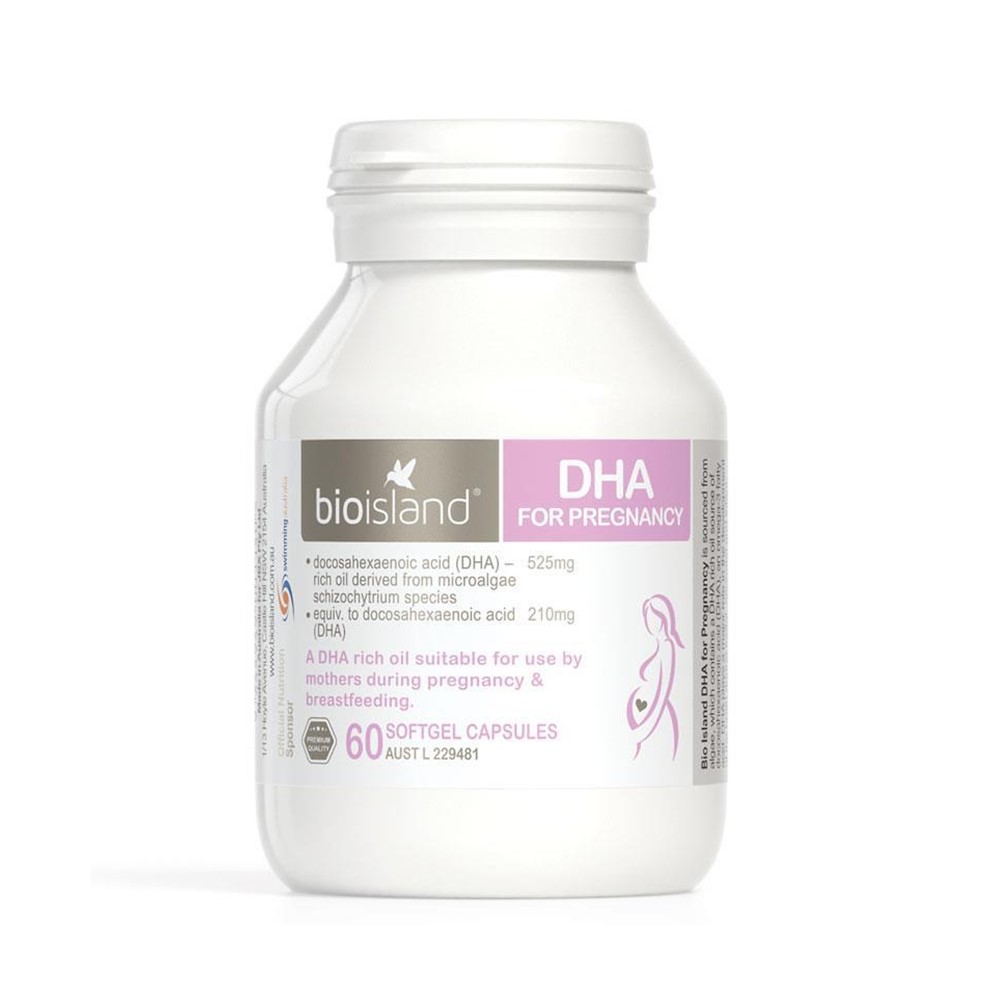 Bổ Sung DHA Cho Mẹ Bầu Bio Island - Úc 60 Viên