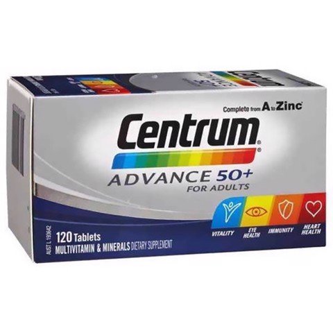 HẠN SỬ DỤNG 31/12/2022 - Centrum Viên Uống Bổ Sung Vitamin Tổng Hợp Cho Người Trên 50 Tuổi Advance 50+ For Adults