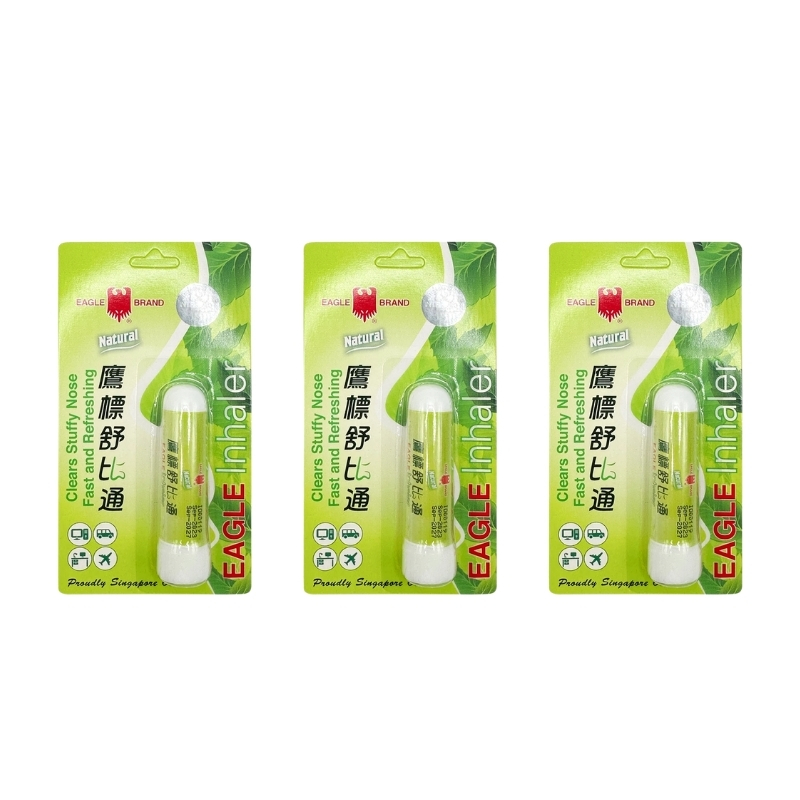 Combo 3 Ống Eagle Brand Ống Hít Mũi Con Ó Eagle Inhaler 1.1g