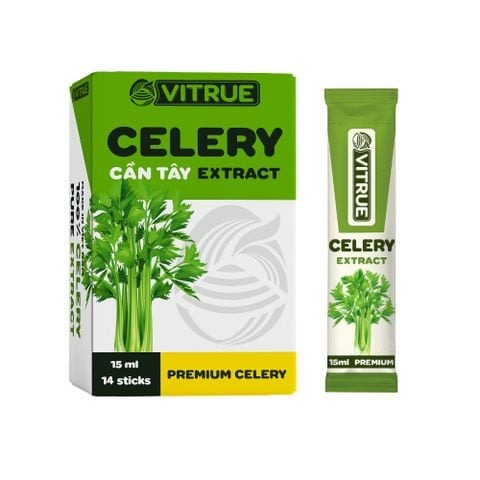 [HSD 18/03/2026] - Vitrue Tinh Chất Cần Tây Giảm Cân, Đẹp Da, Ổn Định Huyết Áp Celery (1 Gói)