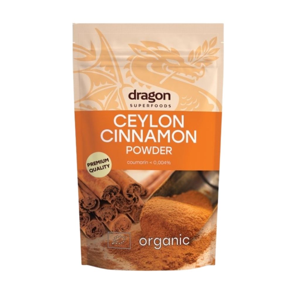 Dragon Superfoods Bột Quế Ceylon Hữu Cơ Bổ Sung Dinh Dưỡng 150g