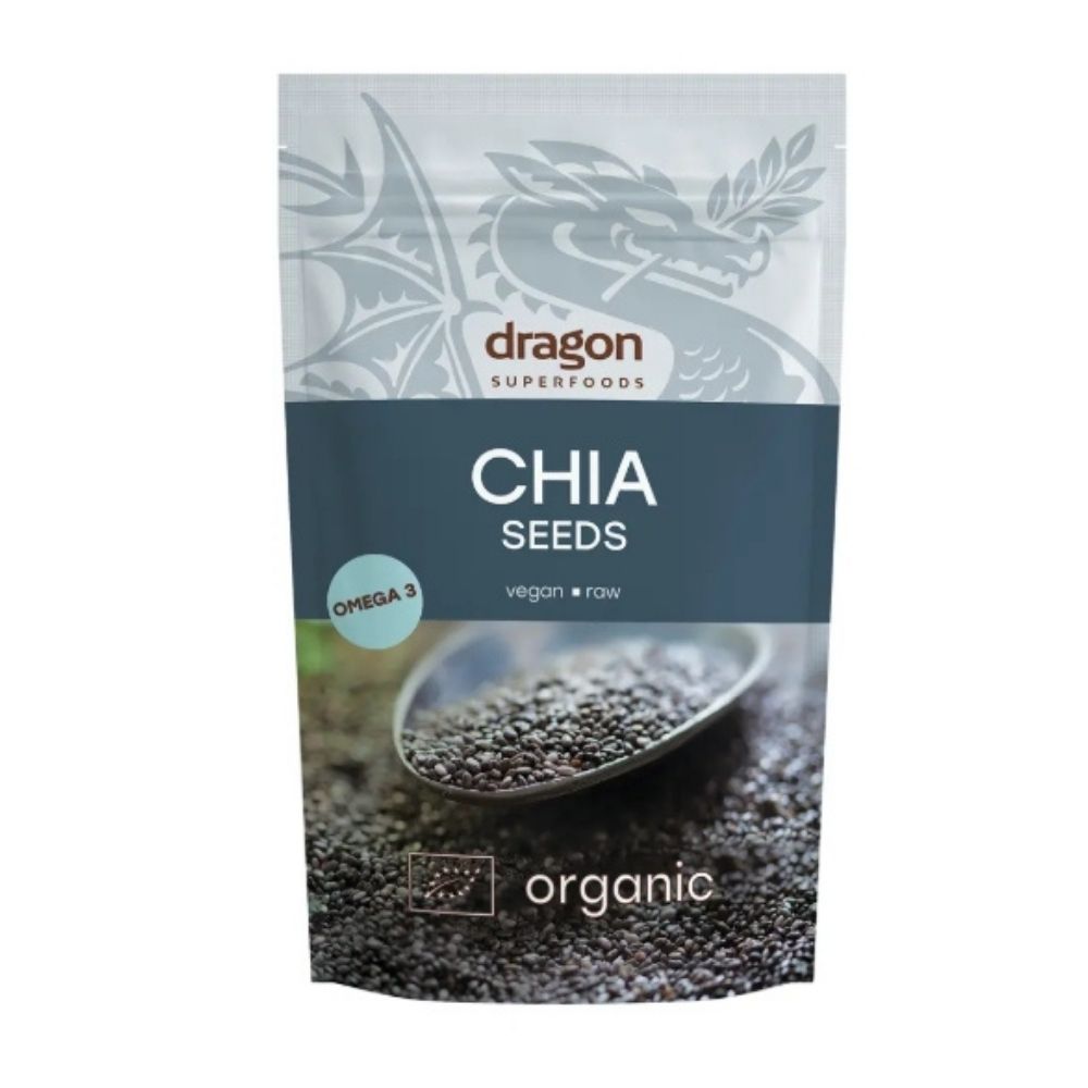 Dragon Superfoods Hạt Chia Hữu Cơ Bổ Sung Chất Xơ Và Omega 3 200g