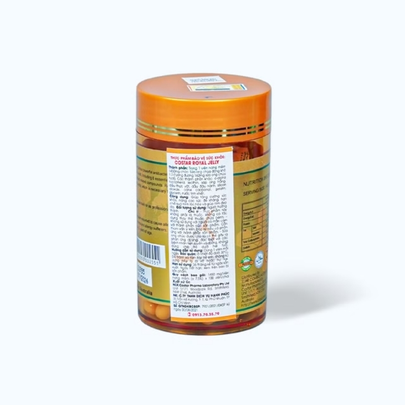 Combo 4 Hộp Costar Viên Uống Sữa Ong Chúa 1450mg 60 Viên