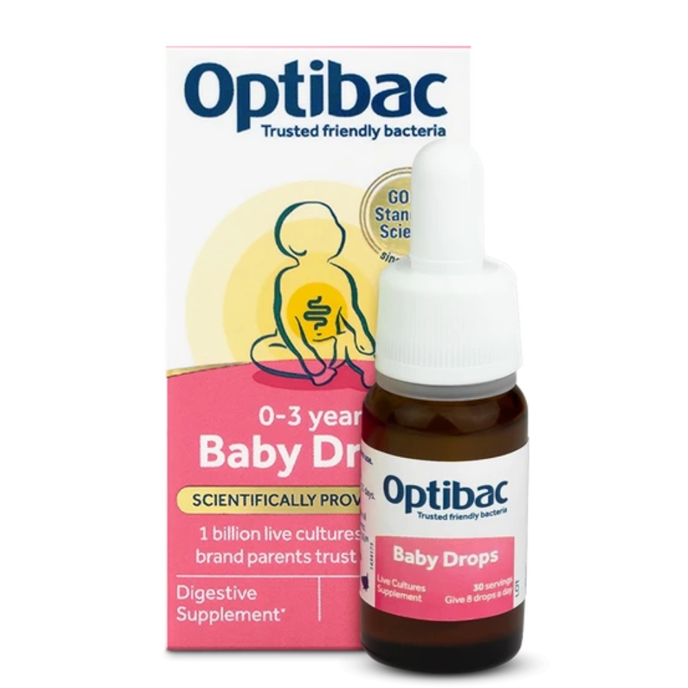 Optibac Men Vi Sinh Baby Drops Dạng Nhỏ Giọt Cho Bé Từ 0 - 3 Tuổi 10ml