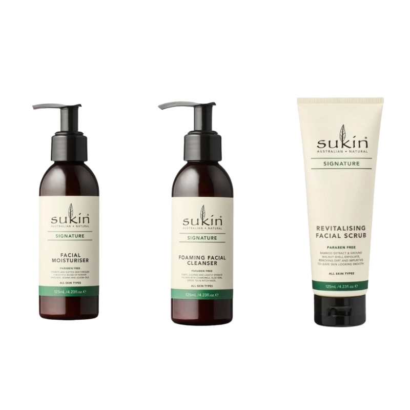 Combo Sukin Signature Chăm Sóc Da Cơ Bản