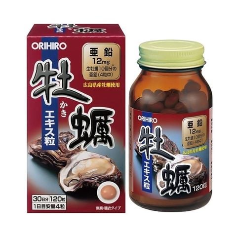Combo 2 Hộp Tinh Chất Hàu Tươi Hỗ Trợ Phái Mạnh - 120 Viên Orihiro Nhật Bản