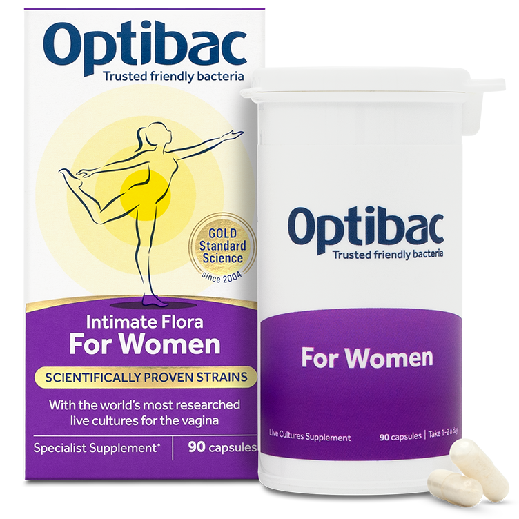 Optibac Men Vi Sinh Bổ Sung Lợi Khuẩn Hỗ Trợ Phòng Viêm Nhiễm "Cô Bé" 90 Viên
