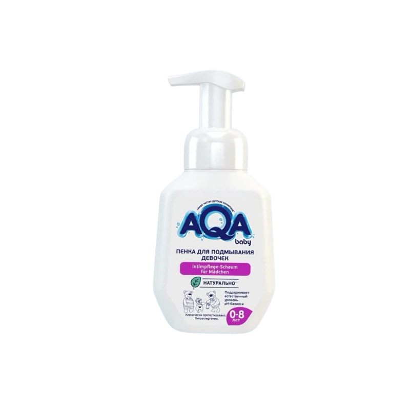 AQA Baby Bọt Vệ Sinh Cho Bé Gái Từ 0-8 Tuổi 250ml