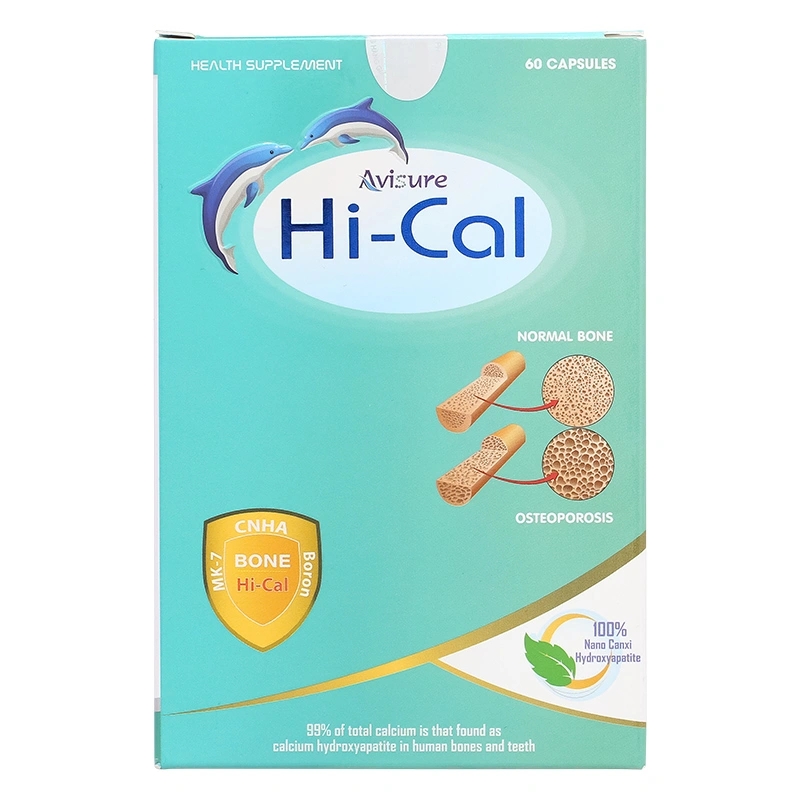 Avisure Hi-Cal Viên Uống Bổ Sung Canxi Và Dưỡng Chất Hộp 30 Viên