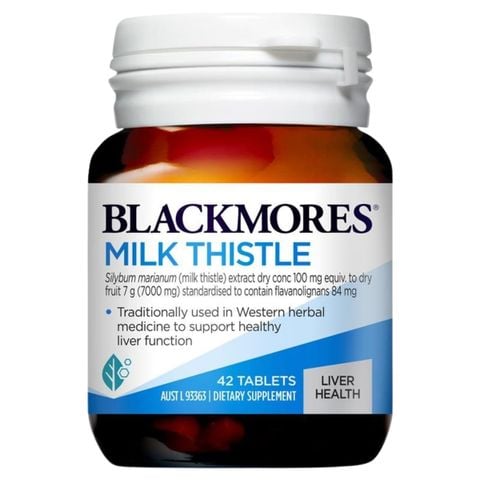 Blackmores Viên Uống Bổ Gan Chiết Xuất Từ Cây Kế Sữa Milk Thistle 42 Viên