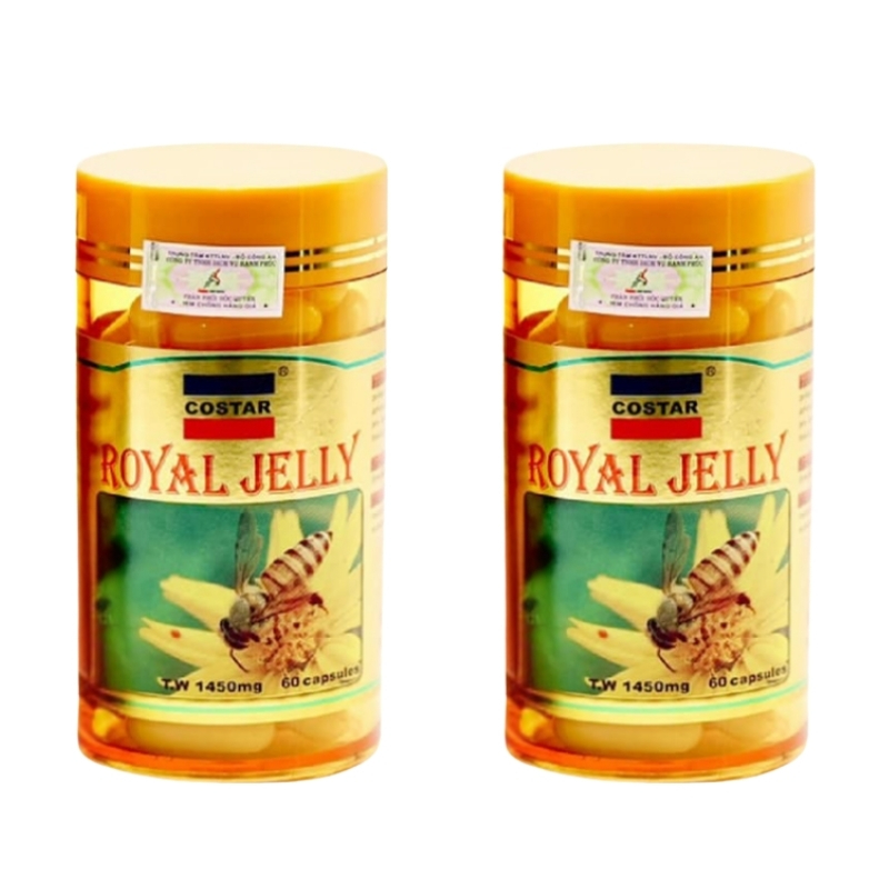 Combo 2 Hộp Costar Viên Uống Sữa Ong Chúa 1450mg 60 Viên