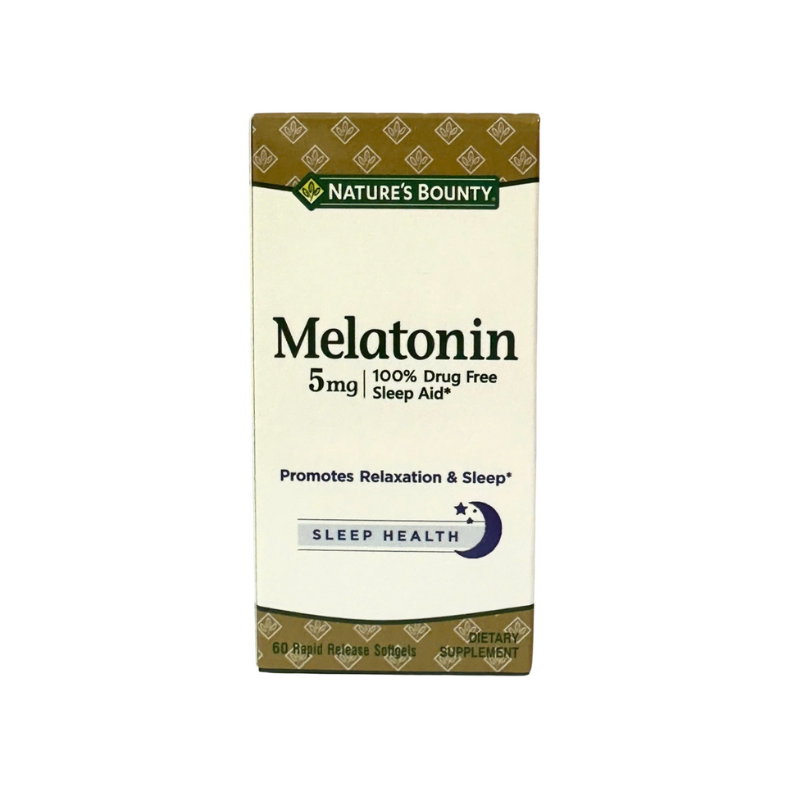 Nature’s Bounty Viên Uống Hỗ Trợ Điều Hòa Giấc Ngủ Melatonin 5mg 60 Viên - Nhập Khẩu Chính Ngạch Mỹ
