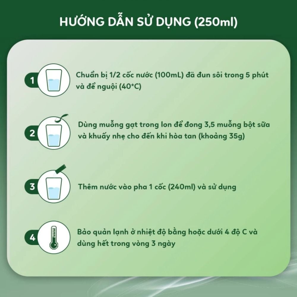 BTNature Sữa Bột Tách Béo Skim Instant Milk Powder Túi 1kg