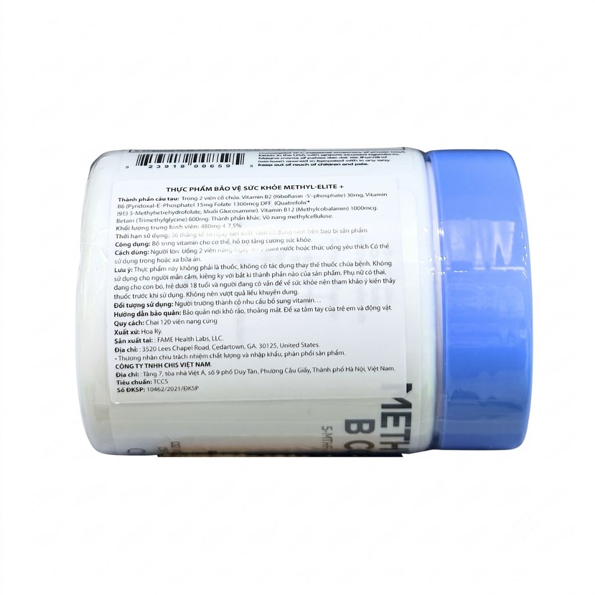 Codeage Viên Uống Methylfloate B Complex (Dạng Hoạt Hoá) 120 Viên - Chính Ngạch Mỹ