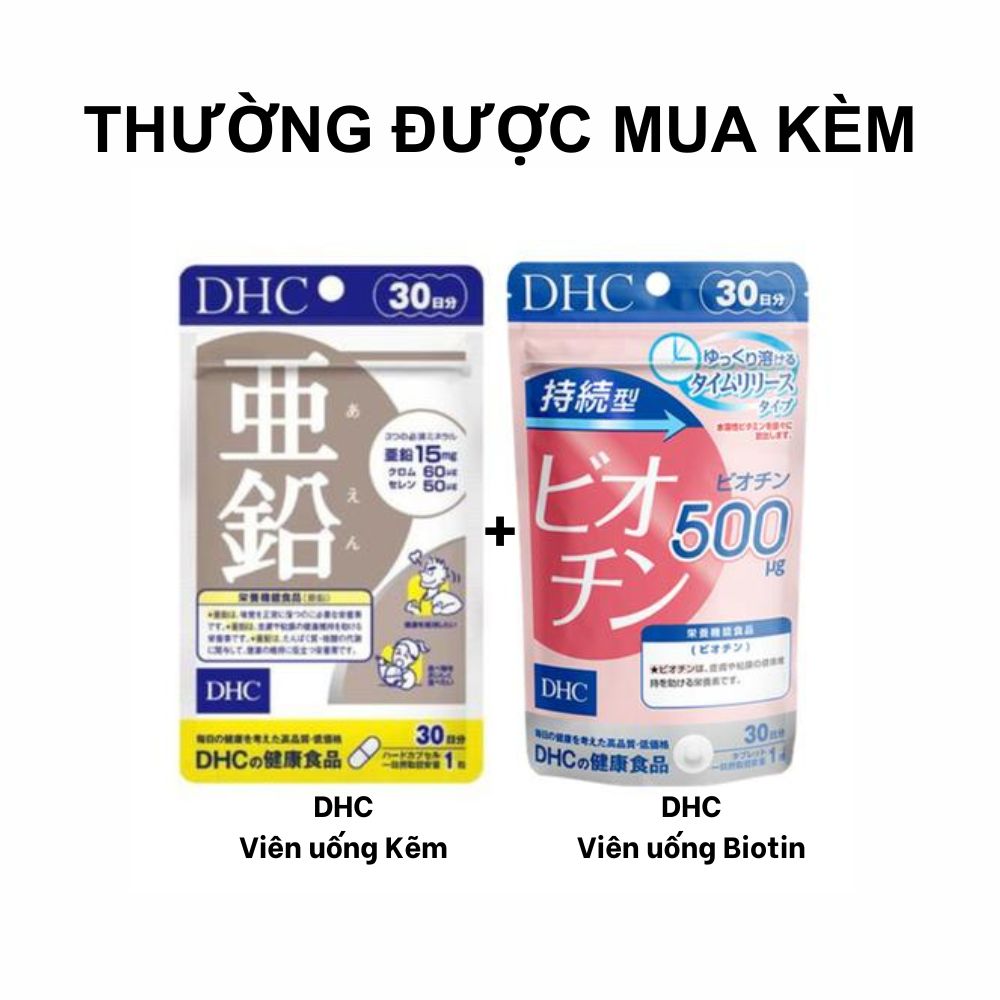 DHC Viên Hỗ Trợ Bổ Sung Kẽm Zinc 30 Ngày
