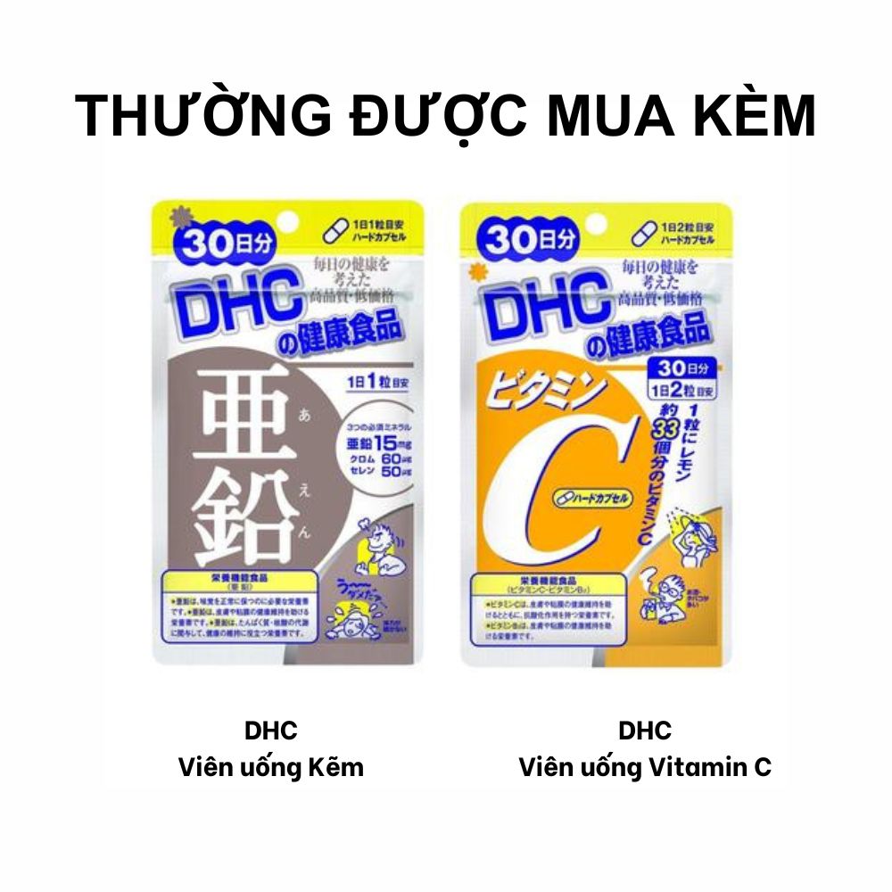 DHC Viên Hỗ Trợ Bổ Sung Kẽm Zinc 30 Ngày