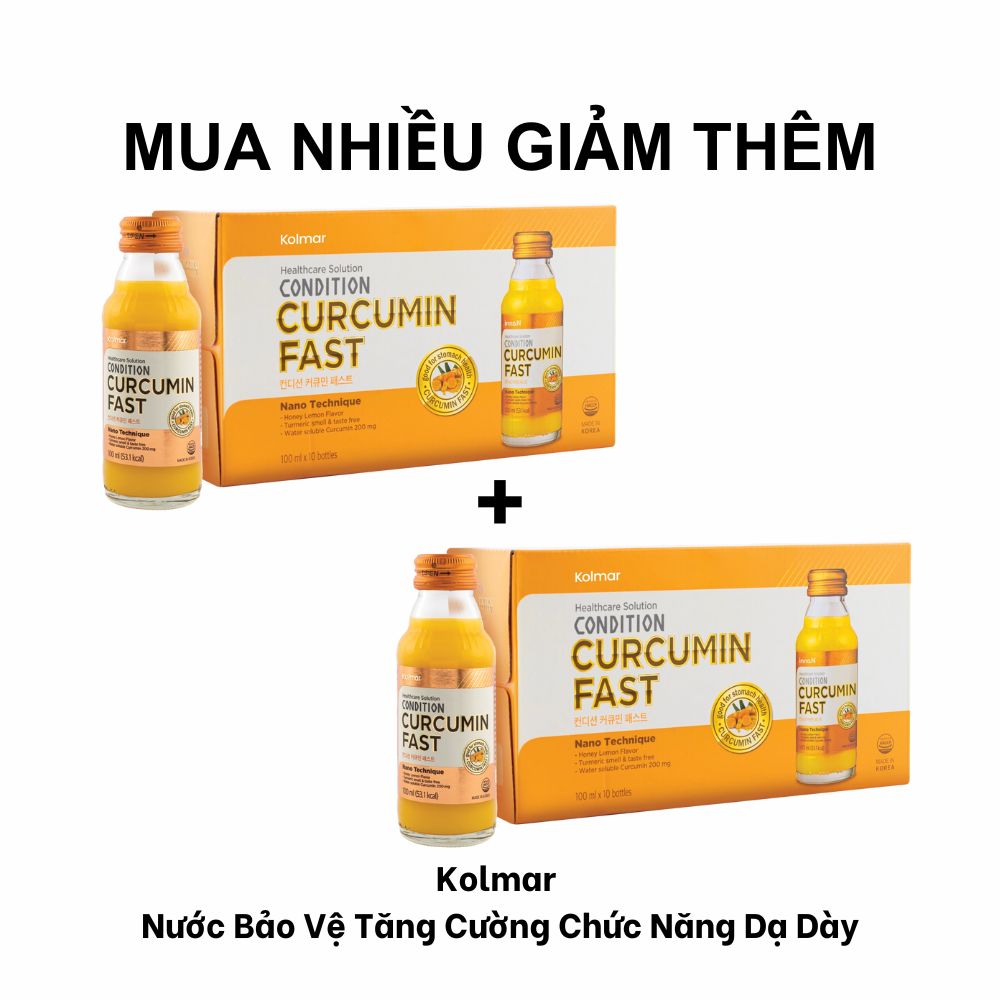 Kolmar Nước Bảo Vệ Tăng Cường Chức Năng Dạ Dày Condition Curcumin Fast 100ml