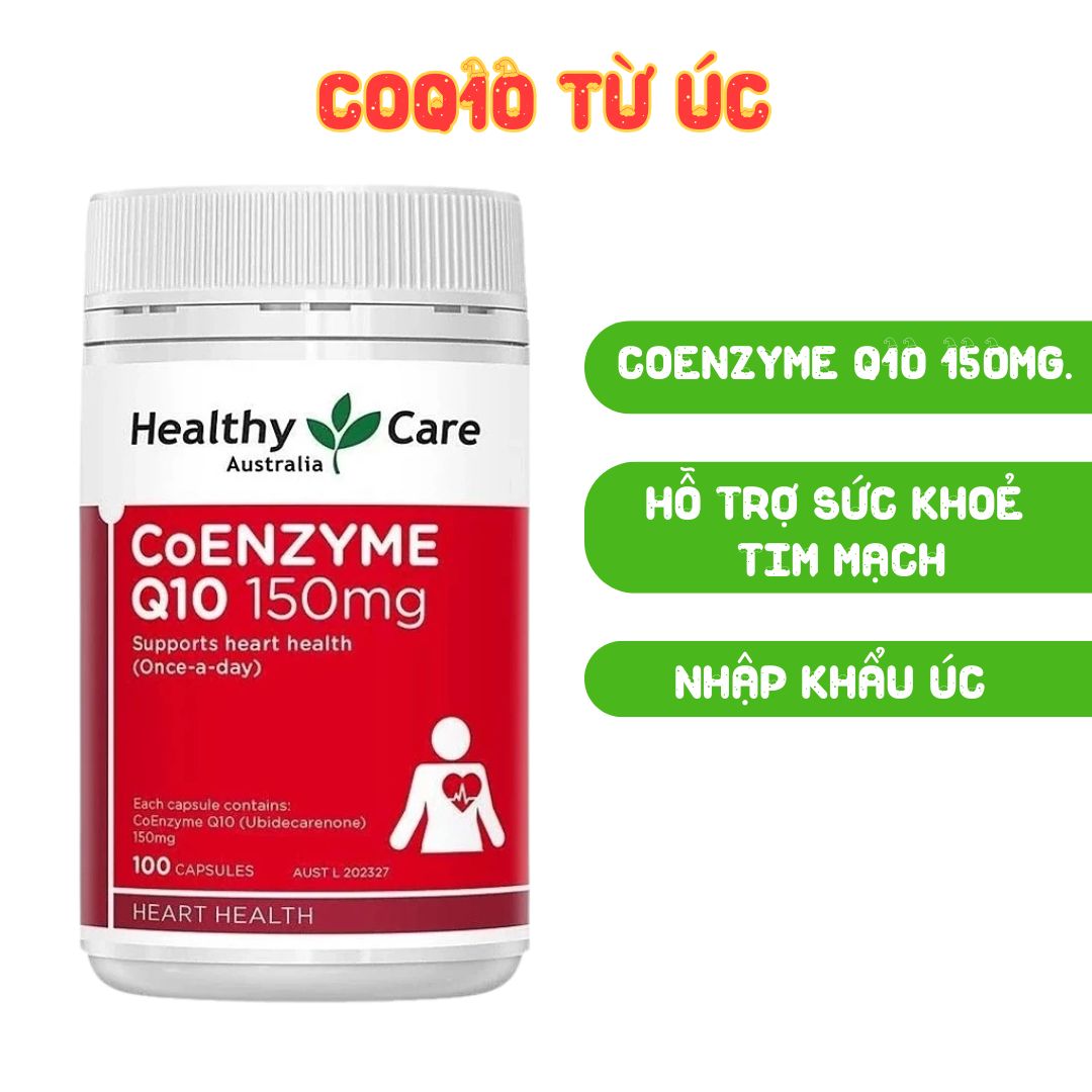 Healthy Care Viên Uống Coenzyme Q10 150mg 100 Viên