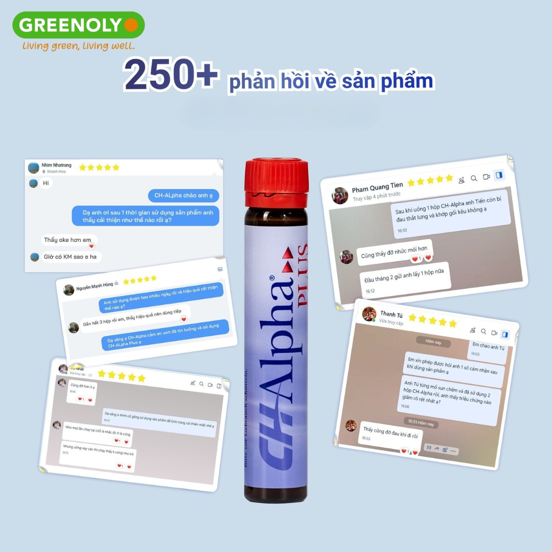 Quiris Thức Uống Collagen Chống Thoái Hoá Xương CH - Alpha Plus 30 Ống