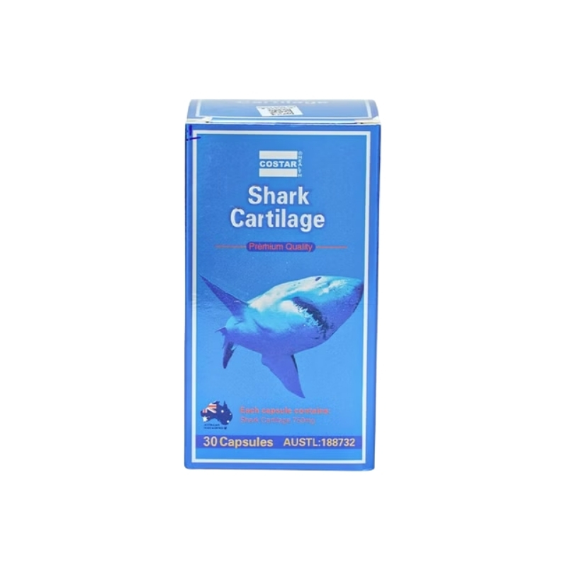 Costar Viên Uống Hỗ Trợ Xương Khớp Sụn Cá Mập Blue Shark Cartilage 750mg (30 Viên)