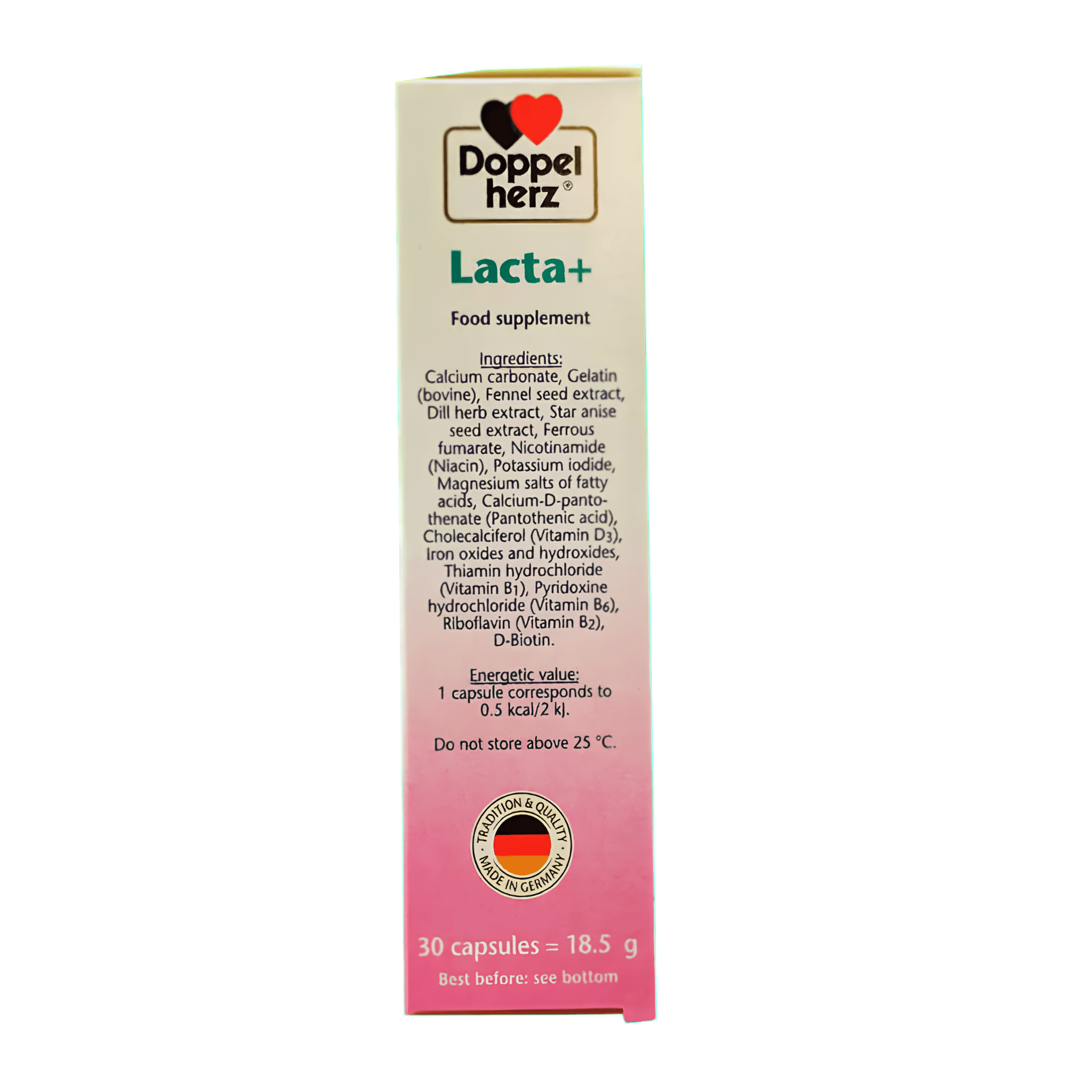 Doppelherz Viên Uống Lacta+ Hỗ Trợ Bổ Sung Dinh Dưỡng, Cải Thiện Nguồn Sữa Mẹ Hộp 30 Viên
