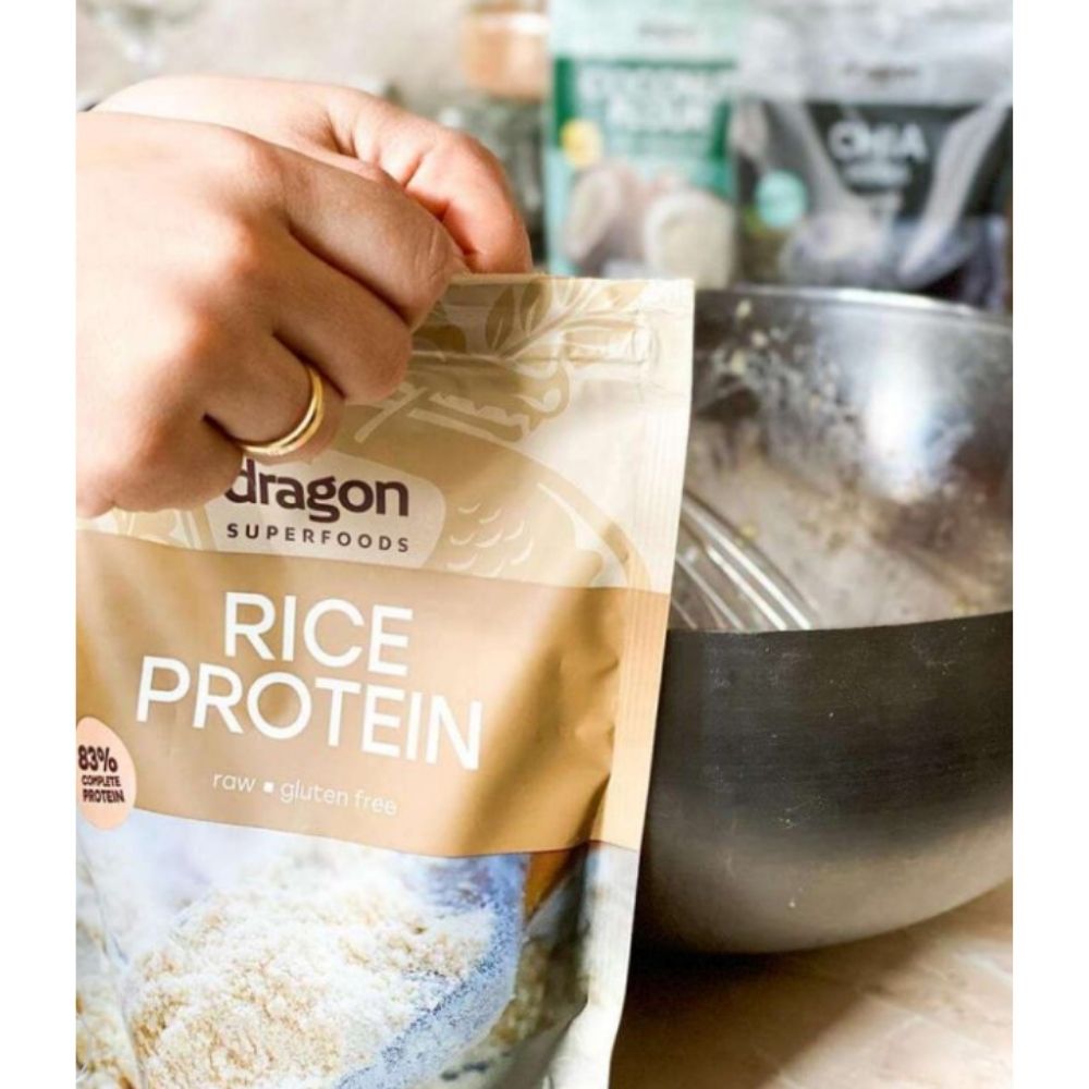Dragon Superfoods Bột Protein Gạo Hữu Cơ Bổ Sung Đạm Thực Vật 200g
