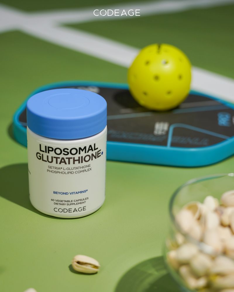 Codeage Viên Uống Liposomal Glutathione (Setria L-Glutathione) Hỗ Trợ Chống Oxy Hoá, Sáng Da 500mg 60 Viên