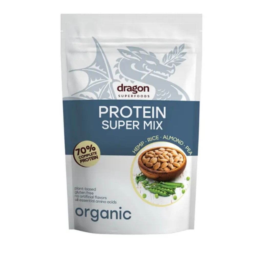 Dragon Superfoods Bột Protein Hỗn Hợp 4 Hạt Hữu Cơ Bổ Sung Đạm Thực Vật 500g